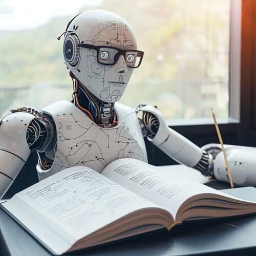 Best AI Tools for Students in 2026 – Top Picks for Academic Success. 5 AI robot reading books