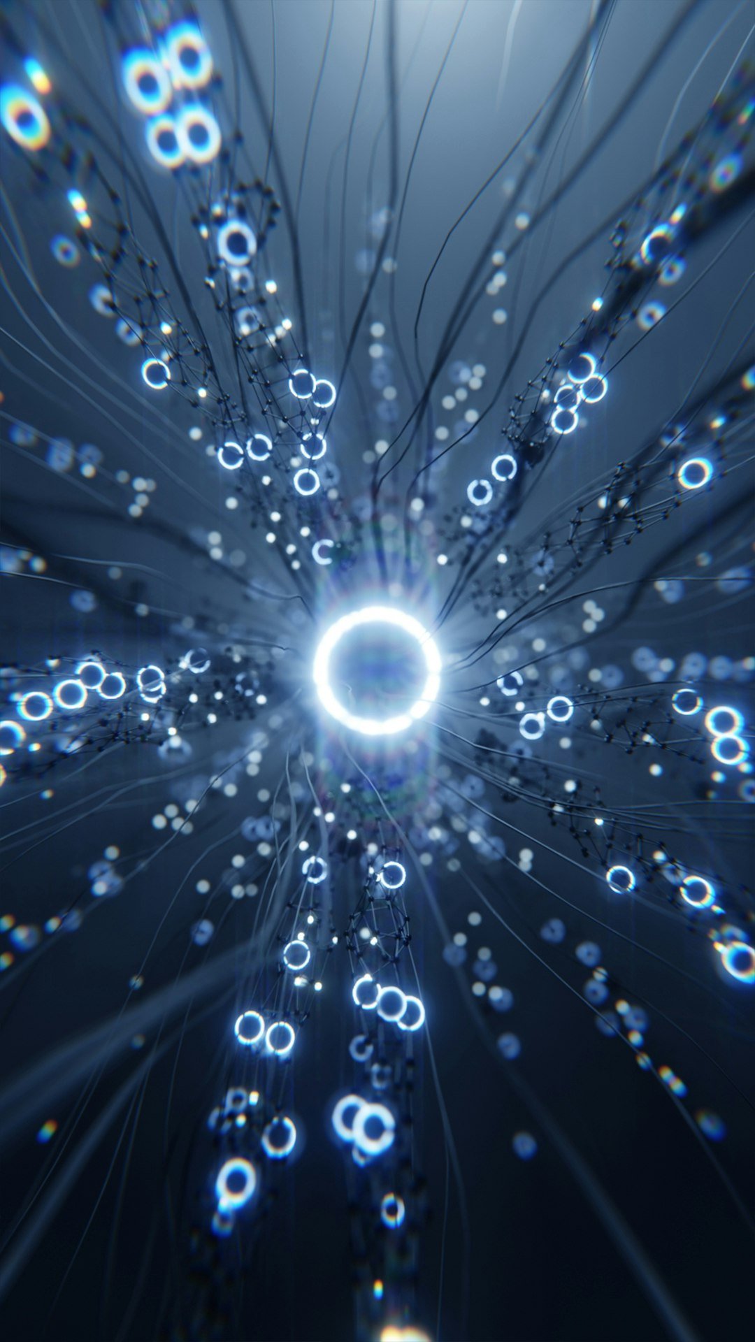 Abstract artificial intelligence network representing LLM SEO
